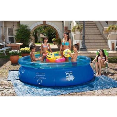 Imagem de Piscina Grande Splash Fun 2,70Mx70cm Com 3400L + Kit Reparo + Dvd Completa-Unissex