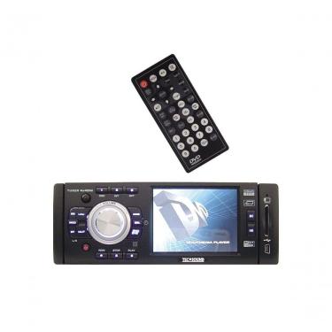 Imagem de Dvd Player Automotivo para Painel com Cd Mp3 Tela 3 e 5 Tft com Rádio Am Fm Usb Sd Mmc e Entrada para Câmera