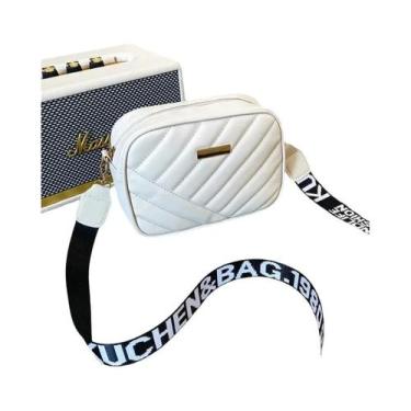 Imagem de Bolsa Feminina Pequena de Couro PU - Bolsa de Luxo com Zíper para Viag