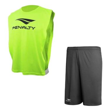 Imagem de Kit Penalty Futebol Colete + Calção Masculino-Masculino