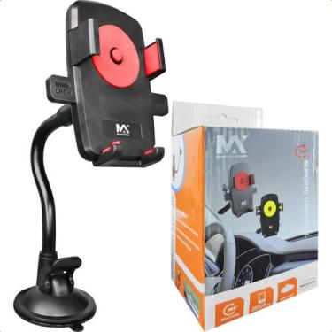 Imagem de Suporte Para GPS Automotivo Universal Fixação Por Ventosa Vidro e Pain