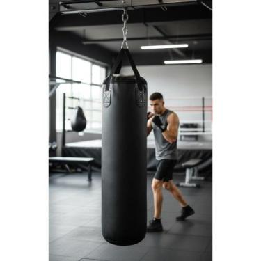 Imagem de Saco Pancada Profissional 160cm Preto: Potencialize Treino - Congratul