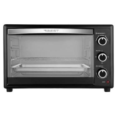 Imagem de Forno Elétrico de Bancada Best - 66 Litros, Branco/Preto, 220V