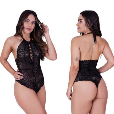 Imagem de Body de lingerie sexy sem bojo de renda ref 2058 - Mimara Lingerie, Br