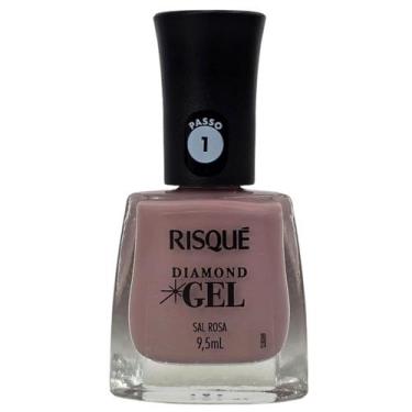 Imagem de Esmalte Sal Rosa Diamond Gel Risque 9,5ml - Risqué