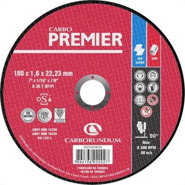 Imagem de Disco De Corte Para Inox Carborundum 7 X 1,6Mm X 7/8