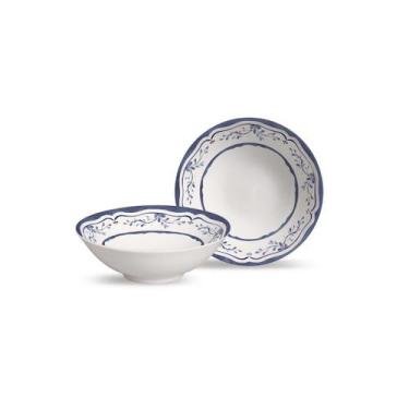 Imagem de Conjunto 6 bowls decorados 300 ml Valência - Alleanza Cerâmica