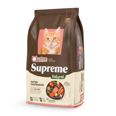 Imagem de Ração Quatree Supreme Gatos Castrados Salmao 10,1kg