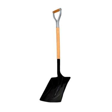 Imagem de Pá Quadrada Construção Aço Carbono Cabo Metal N05 118cm Preta Minasul