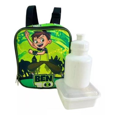 Imagem de Lancheira Termica Escolar Infantil Ben 10 Herois Meninos F5 Ominitrix