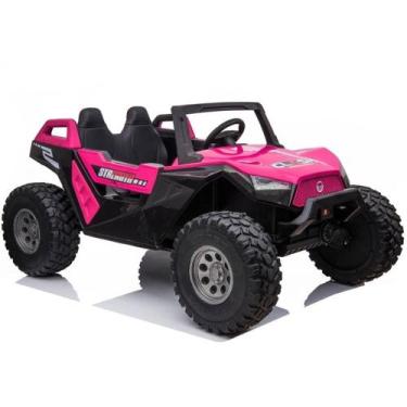 Imagem de Carrinho Eletrico Infantil 4x4 Buggy Clash 24v - Licensed Buggy, Rosa