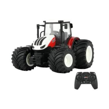 Imagem de Conjunto De Trator RC Para Crianças Com Controle Remoto 24G, Veículo D