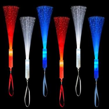 Imagem de Kit com 24 Bastões de Luz de Fibra Óptica Wondrus para Festas