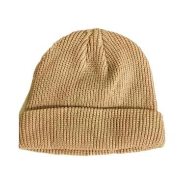 Imagem de Gorro Unissex De Malha Canelada Estilo Pescador Marinheiro Outono Inve