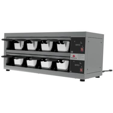 Imagem de Conservador de Proteínas Industrial PRCPROT-08 Cubas Encosto Inox 1600
