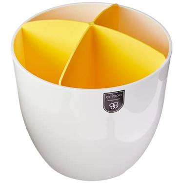 Imagem de Escorredor De Talheres Branco - Amarelo, Crippa, 40703004, branco/amarelo