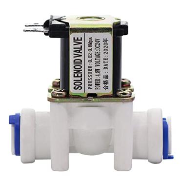 Imagem de DIGITEN Válvula solenoide de água de alimentação de entrada de 24V 3/8" conexão rápida para osmose reversa RO