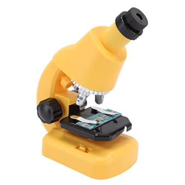 Imagem de Microscópio Científico Infantil, Microscópio 100X 400X 1200X, Kit Científico para Microscópio de Luz Dupla Brinquedos DIY para experimentos de biociência HD Material didáctico para Laboratório