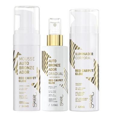 Imagem de Skelt Autobronzeador Mousse, Spray Gradual Anticelulite e Iluminador Corporal