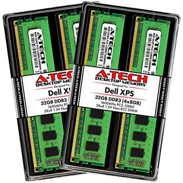 Imagem de A-Tech 32 GB (4 x 8 GB) RAM para Dell XPS 8500, 8700 | DDR3 1600 MHz PC3-12800 Non-ECC DIMM Max Memory Upgrade Kit