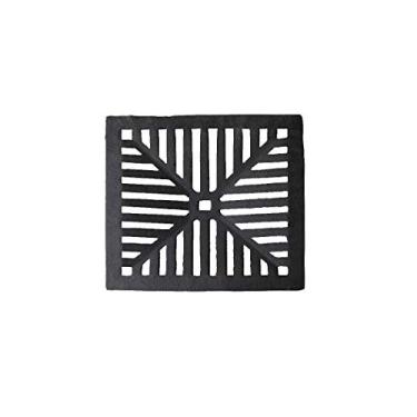 Imagem de Ralo Grelha Ferro Fundido Captação Esgoto Escoamento 35x35cm