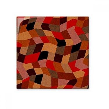 Imagem de Azulejo de polígono diamante com padrões coloridos azulejo de cerâmica brilhante decalque de pedra adornada de tijolos esmaltados