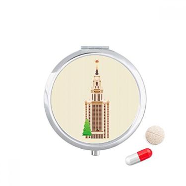 Imagem de Porta-comprimidos com símbolo nacional da Rússia Illustration, caixa de armazenamento de medicamentos