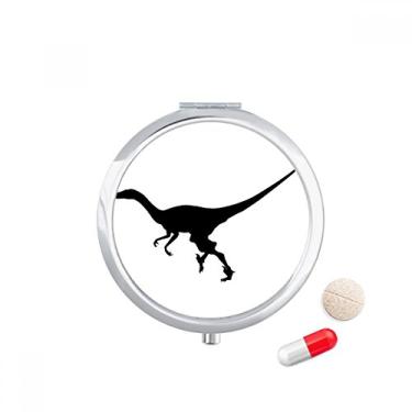 Imagem de Caixa de comprimidos de dinossauro em miniatura de osso para guardar remédios