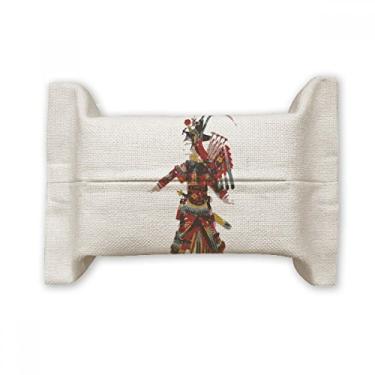 Imagem de Bolsa de linho de algodão tradicional para lenços faciais de ópera chinesa