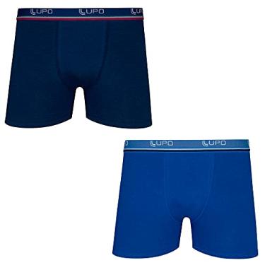 Imagem de Cueca, Boxer, Lupo, Masculino, Marinho/Azul Klein, M