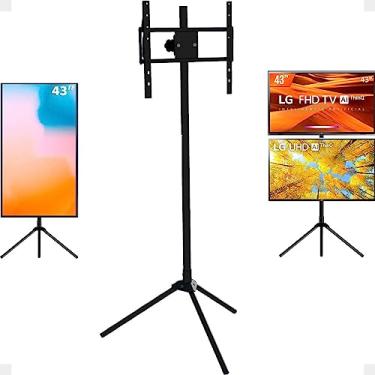 Imagem de Pedestal Suporte Para Tv Tripe Sem Bandeja Apoio De 22 a 55 Polegadas Tv Vertical