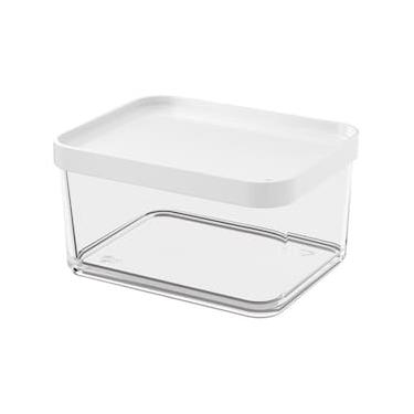 Imagem de Pote Clear Grande Coza 20767/0007 em Poliestireno Transparente/ Branco – 1 L