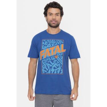Imagem de Camiseta Fatal Types Azul