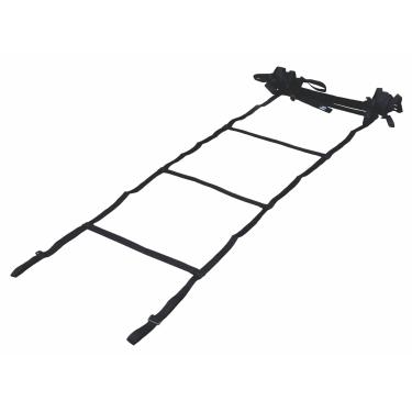 Imagem de Escada De Trein Profissional - Preta C/Degrau Fixo 4Mt