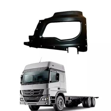 Imagem de PONTEIRA PARACHOQUE DIANTEIRO ESQ MB ATEGO 1419 2426 3026 CHAPA DE FERRO