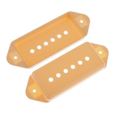 Imagem de Capas para captador de guitarra P90, 2 peças, orelha de cachorro para guitarra e instrumentos musicais, creme