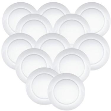 Imagem de Prato Astral Raso de Vidro liso básico Duralex Gourmet 12uni