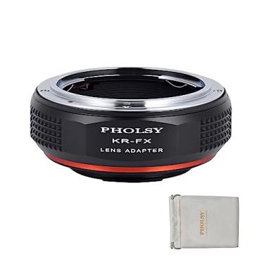 Imagem de PHOLSY Adaptador de Montagem de Lente Foco Manual Compatível com Konica AR Montagem de Lente para Fuji X Corpo da Câmera, Compatível com Konica para Fuji X