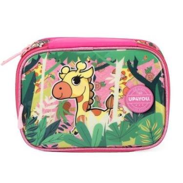 Imagem de Estojo Box 100 Pens Luxcel Up4You Girafa Pink-Unissex