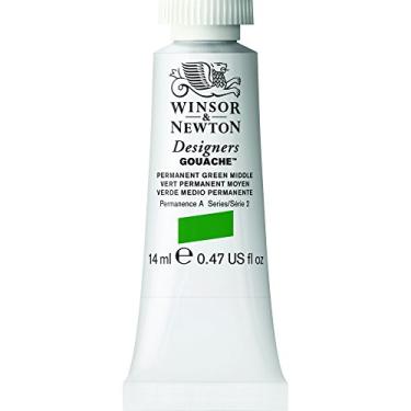 Imagem de Guache Winsor & Newton Designers 14ml S2 Permanent Green Middle