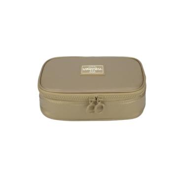 Imagem de Estojo Escolar Feminino Dourado para 100 Lápis Up4You Ref.40778