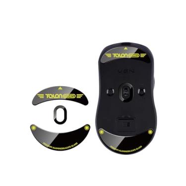 Imagem de TALONGAMES Bordas curvadas de vidro ultra forte patins para pés de mouse compatíveis com VGN Dragonfly F1 / F1 Pro / F1 Pro Max / F1 MOBA substituição de pés de mouse para jogos, sola de deslizamento