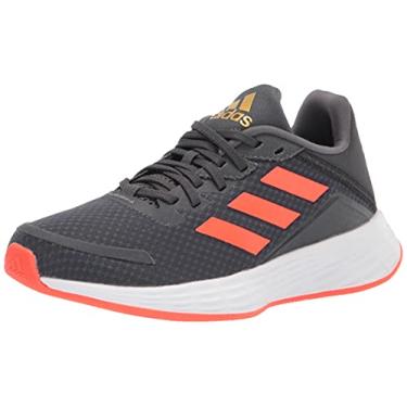 Imagem de Pantofi de alergare adidas Duramo SL pentru copii, gri/roșu solar/carbon, 5 SUA unisex pentru copii mici