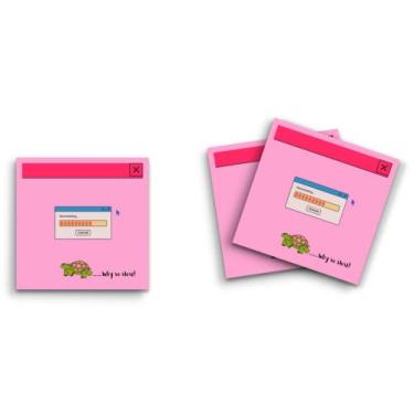 Imagem de Butler in the Home Sticky Notes Pacote com 12 7,6 cm x 7,6 cm, 50 folhas por bloco, computador de download lento de tartaruga, blocos de notas engraçados fofos, papel planejador de diário de papelaria