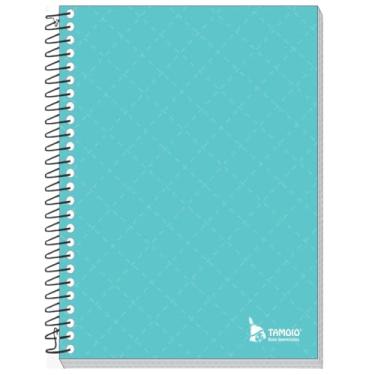 Imagem de Caderno Espiral 1/4 Capa Dura Verde Claro 96 Folhas