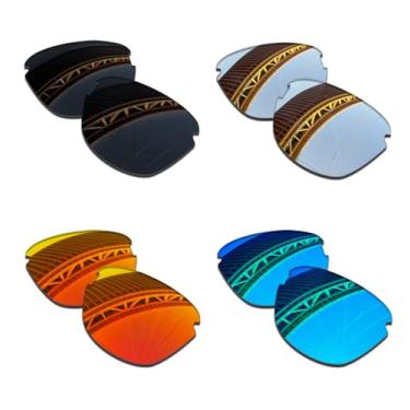 Imagem de LenzProse Lentes de reposição polarizadas de 1,5 mm para óculos de sol Oakley Frogskins Lite OO9374 63 mm, antiarranhões | Ajuste perfeito