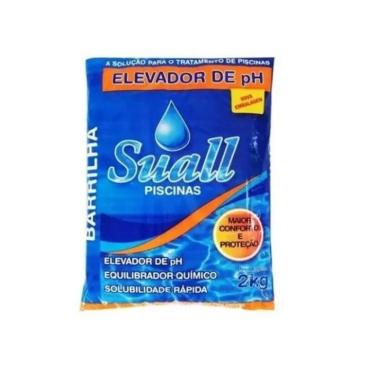 Imagem de Barrilha Leve Elevador Ph Para Piscina 2 Kg Suall Piscinas