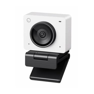 Imagem de OBSBOT Meet 2-4K Webcam para PC com Sensor de 1/2”, Enquadramento e Foco Automático AI, Modo Beleza, Leve, HDR, Webcam com Microfone, 60 FPS, Web cam para Streaming, Reuniões, Jogos, etc(Branco Nuvem)