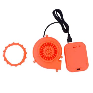 Imagem de Arokibui USB Mini ventilador portátil para dinossauro inflável fantasia soprar ventoinhas de substituição para boneca cabeça de mascote ou outras roupas infláveis de jogo