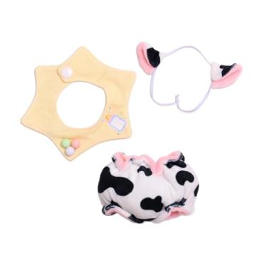 Imagem de menolana Boneca fofa vestido cocar educacional fofo macio para crianças presente de aniversário vestir pingente boneca roupas para 15cm 17cm pelúcia pato